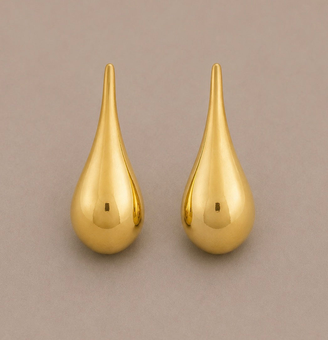 Splash Gold Earrings