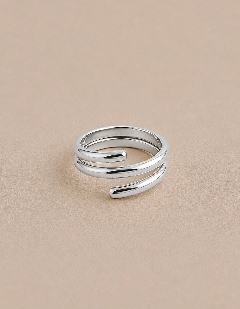 Together Silver Ring