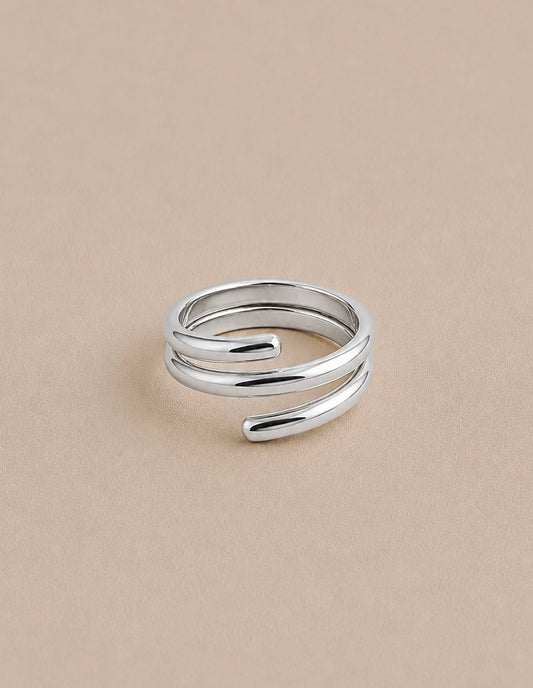 Together Silver Ring