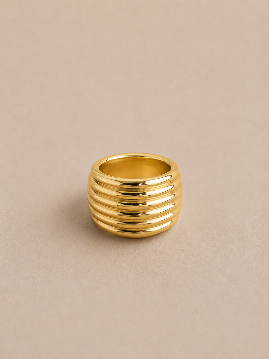 Spiral Gold Ring