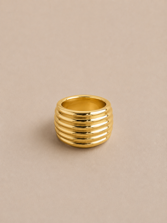Spiral Gold Ring