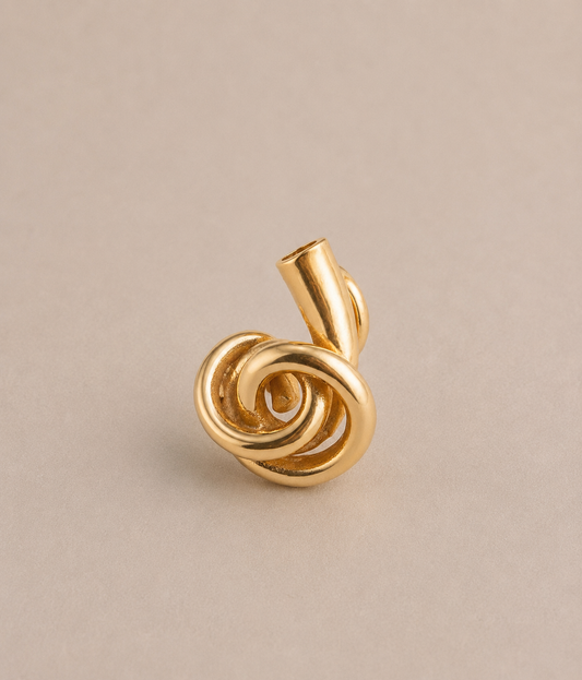 Knot Gold Medallion