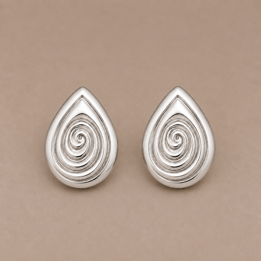 Escargot Silver Earrings