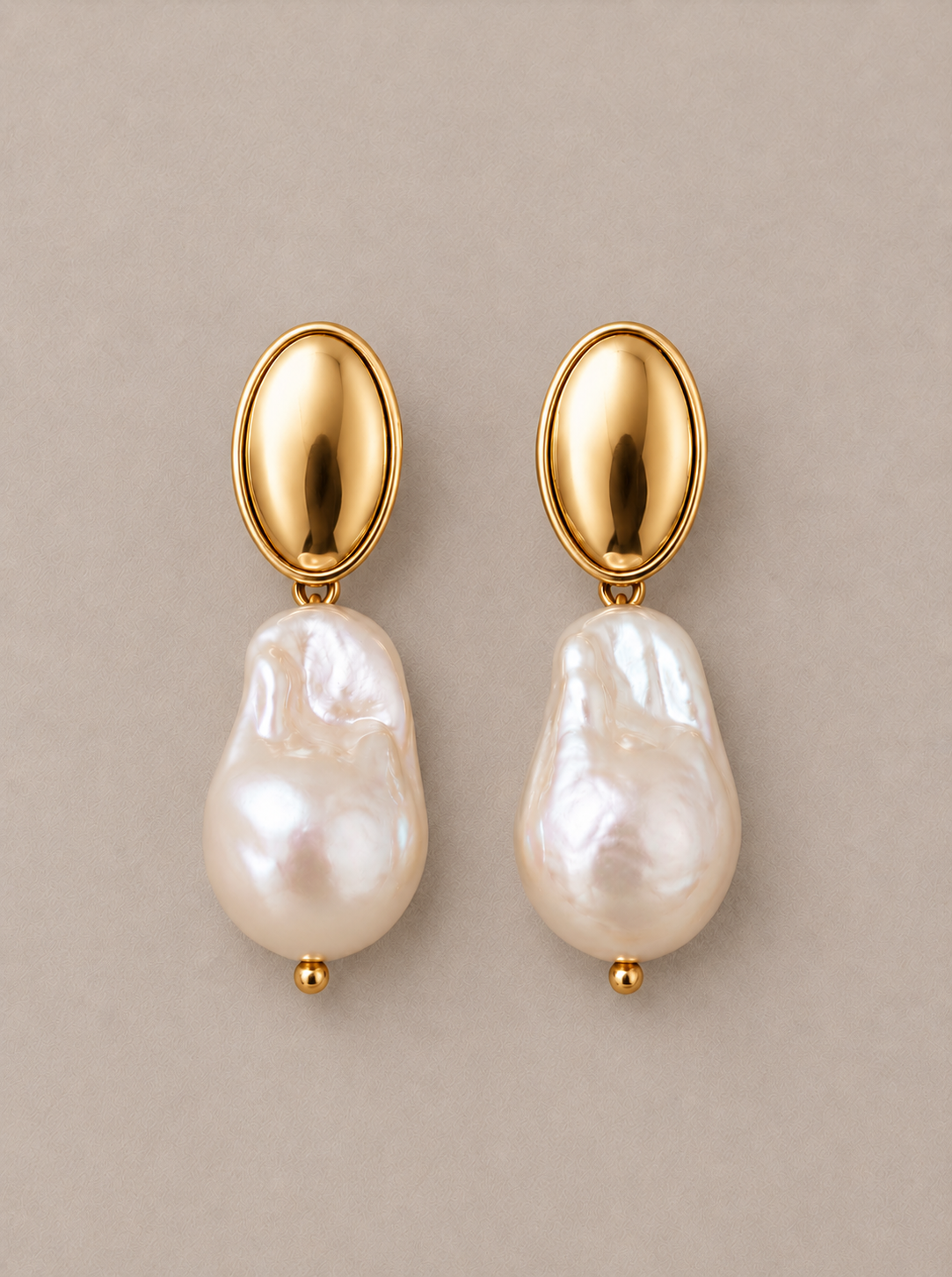 Veil Silver Pearl Earrings