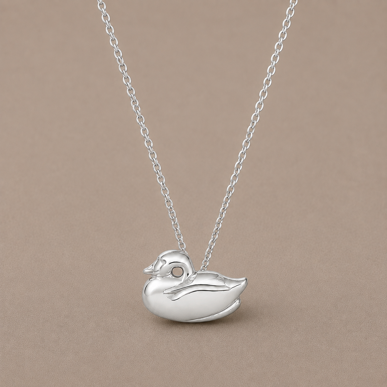 Bird Silver Necklace