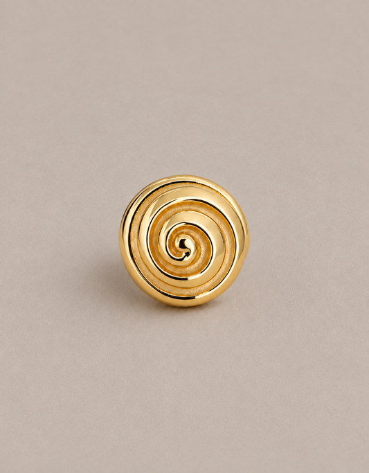 Escargot Gold Ring