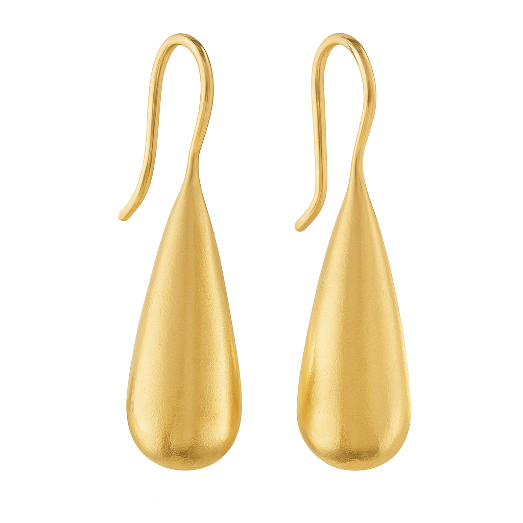 Vand Gold Hook Earrings