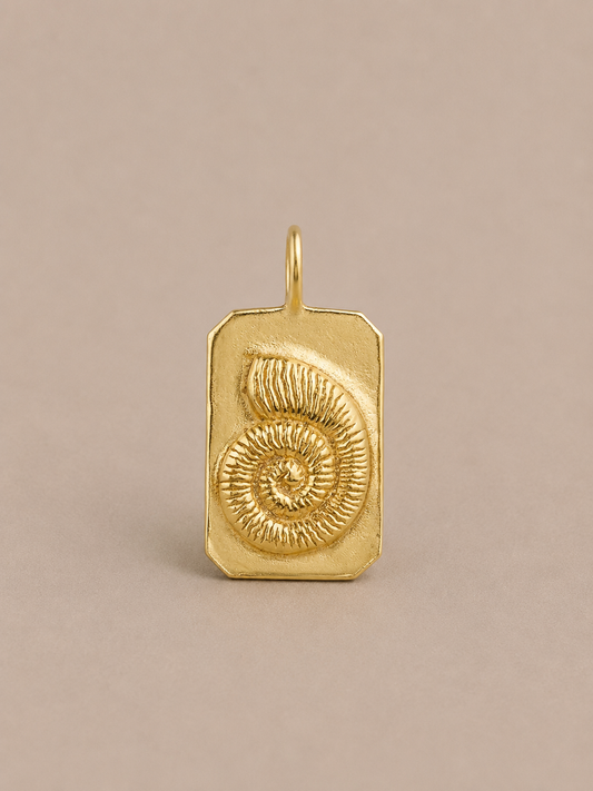 Amonit & Auger Double Side Medallion