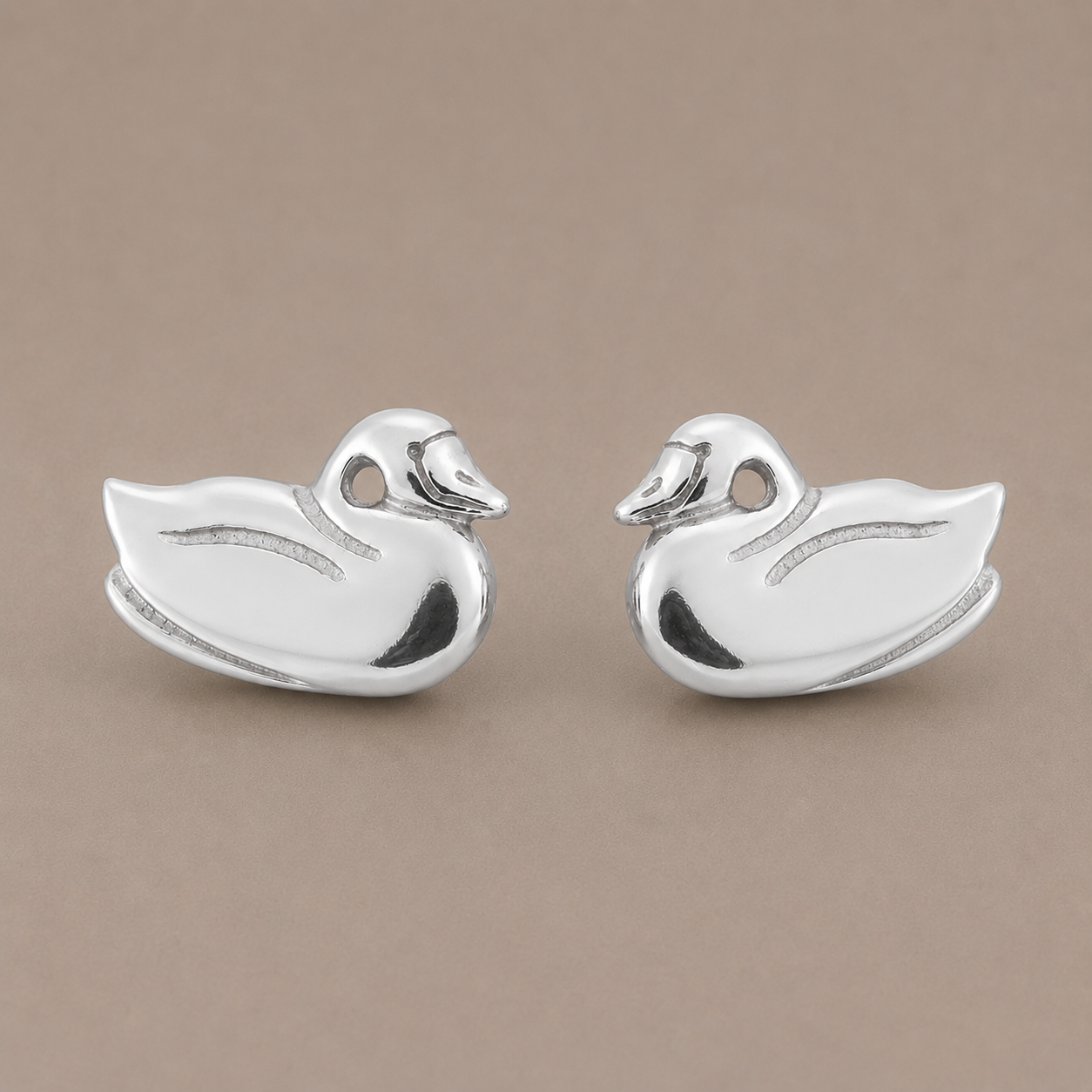 Bird Silver Earrings
