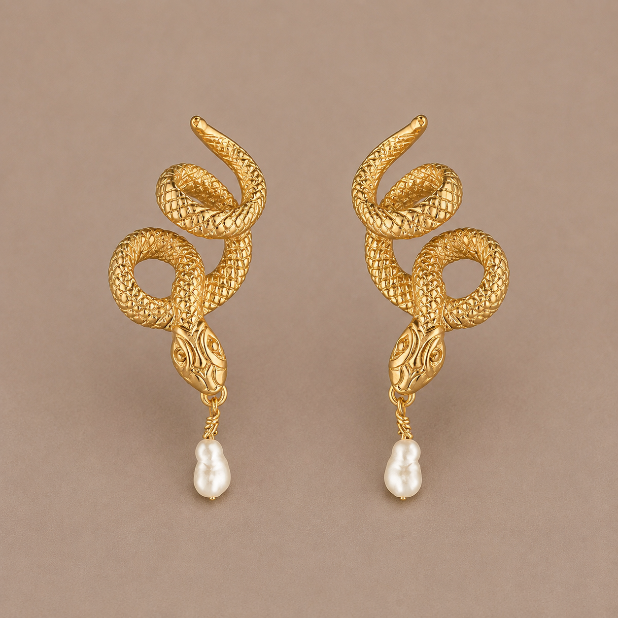 Serpentine Earrings