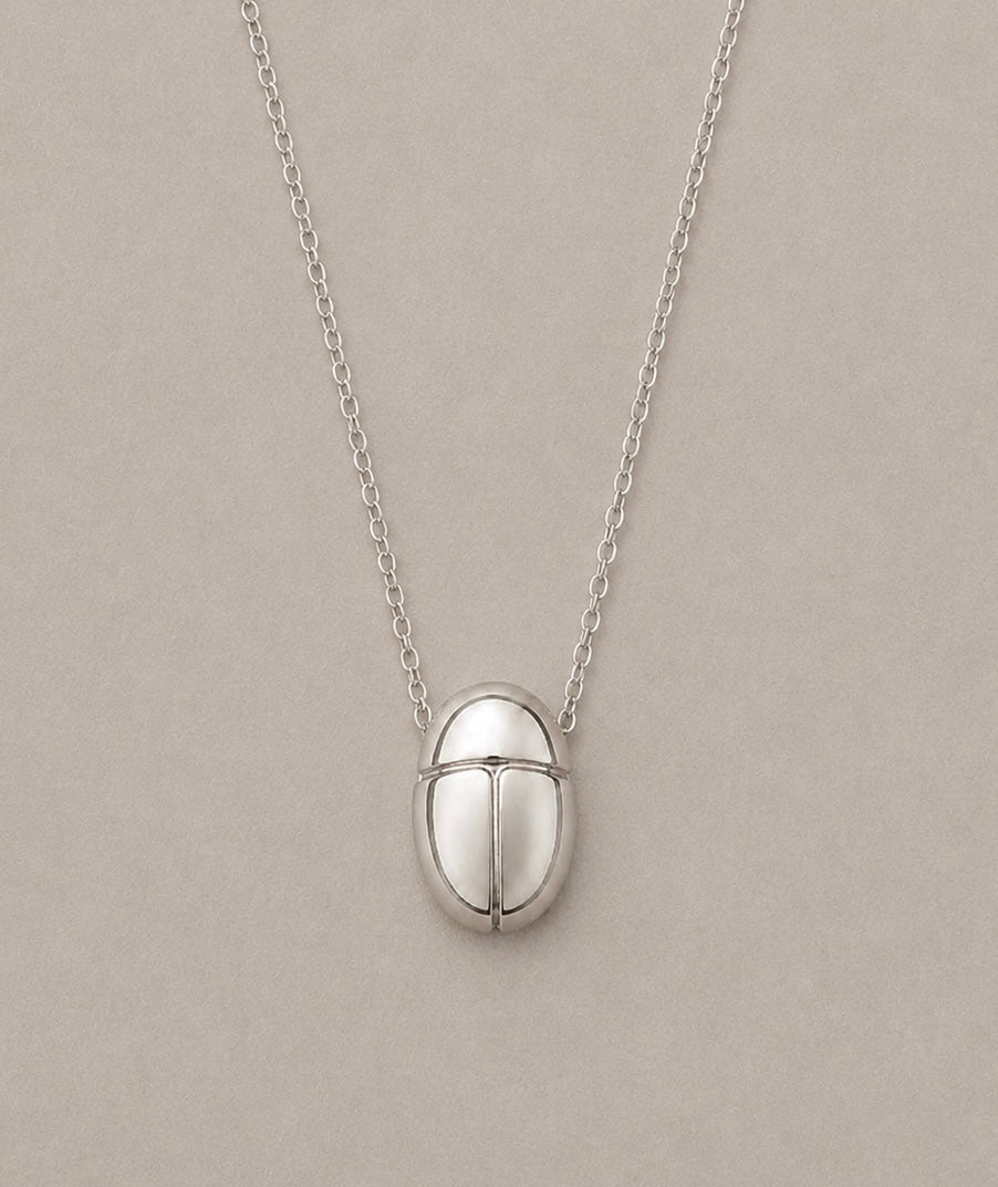 Scarabeus Silver Necklace