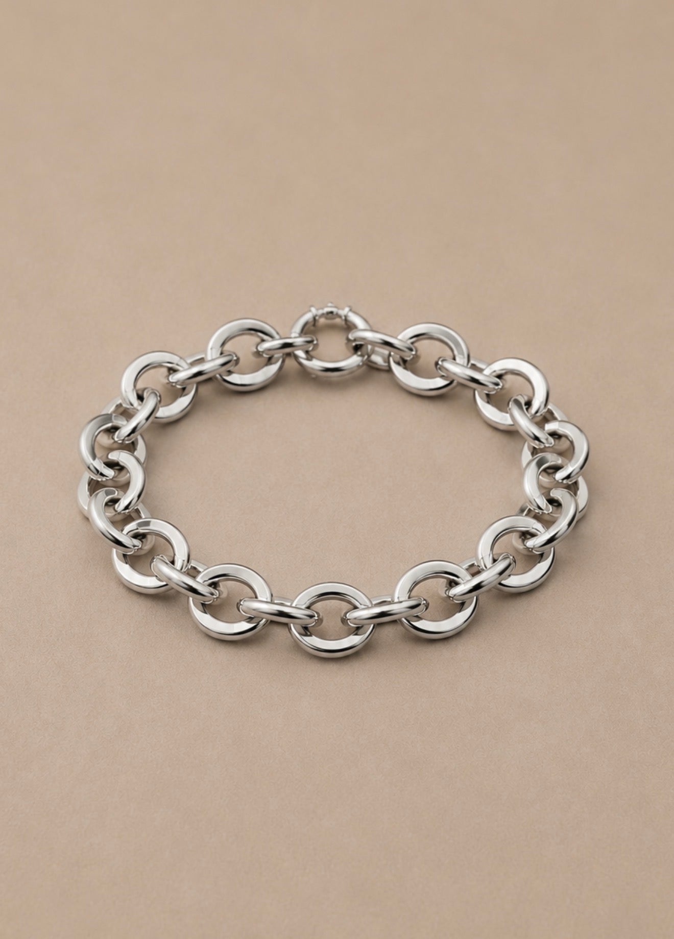 Together Silver Chain Bracelet