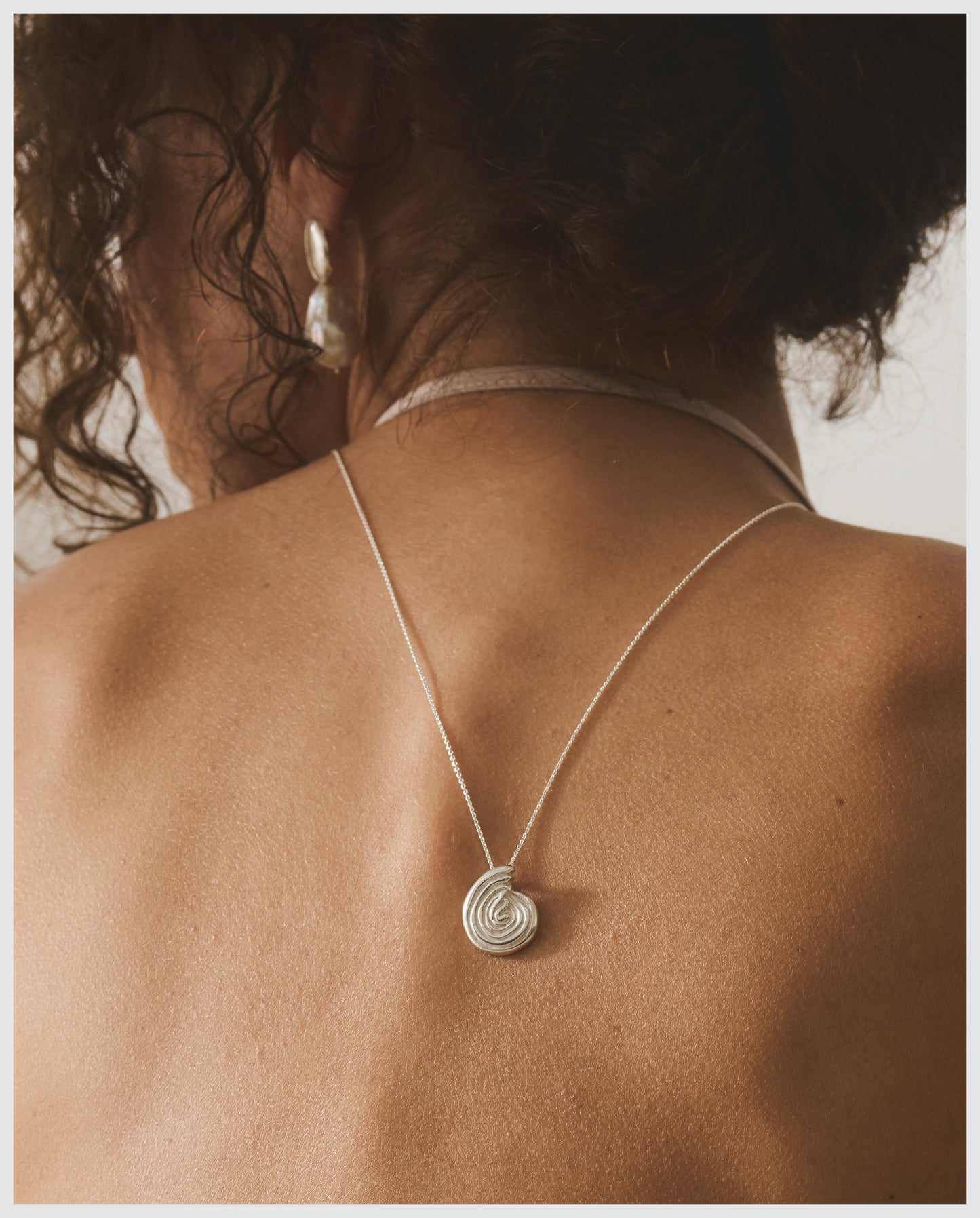 Ithell Silver Necklace
