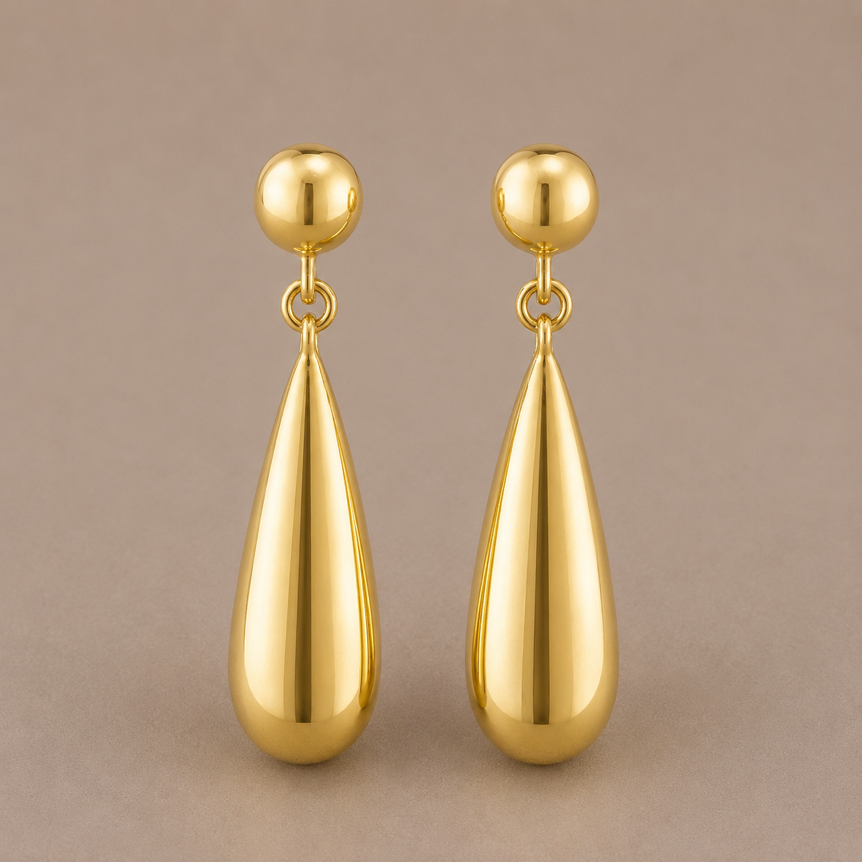 Pellet & Vand Gold Earrings