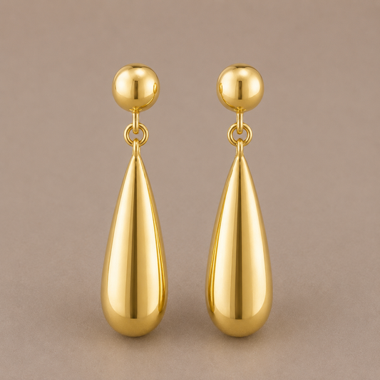 Pellet & Vand Gold Earrings