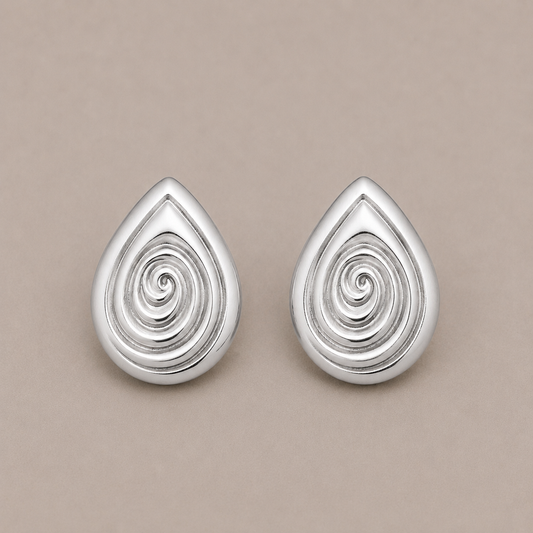 Escargot Silver Earrings