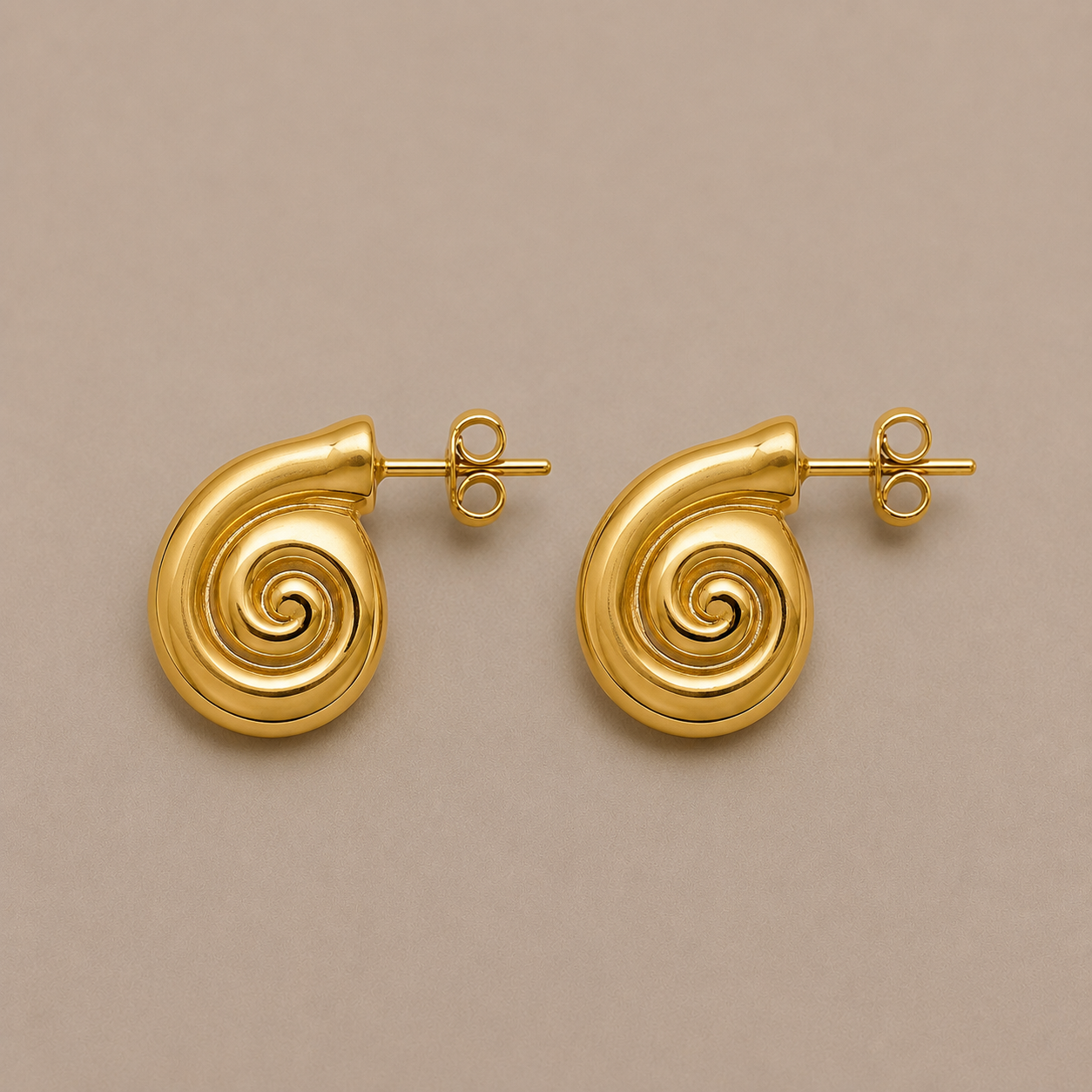 Louise Gold Hoop Earrings