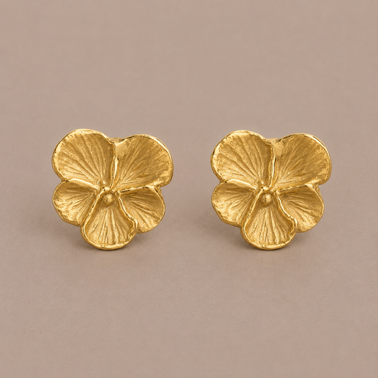 Pansy Stus Earrings