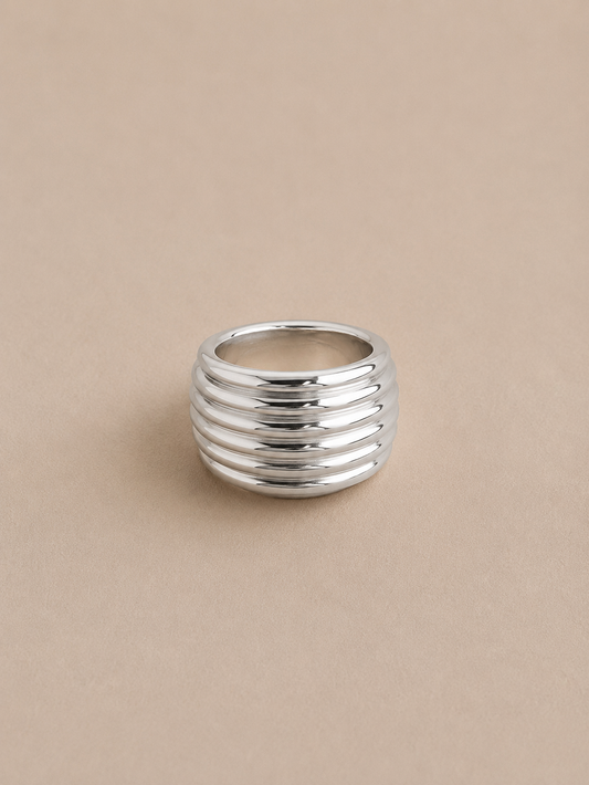 Spiral Silver Ring