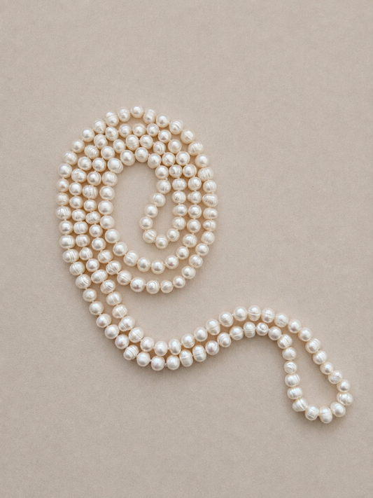 Colquhoun Long Pearl Necklace