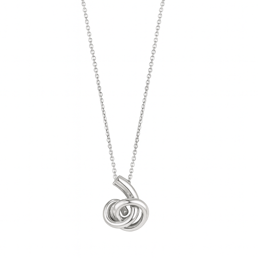Knot Silver Necklace