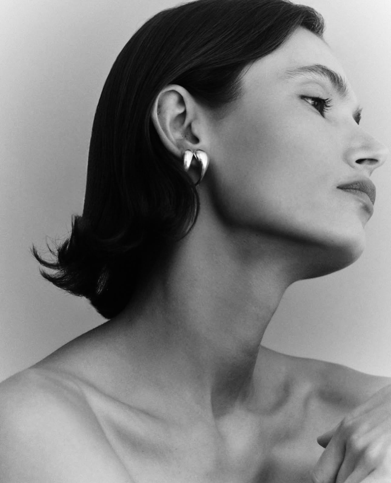 Splash Gold Hoop Earrings
