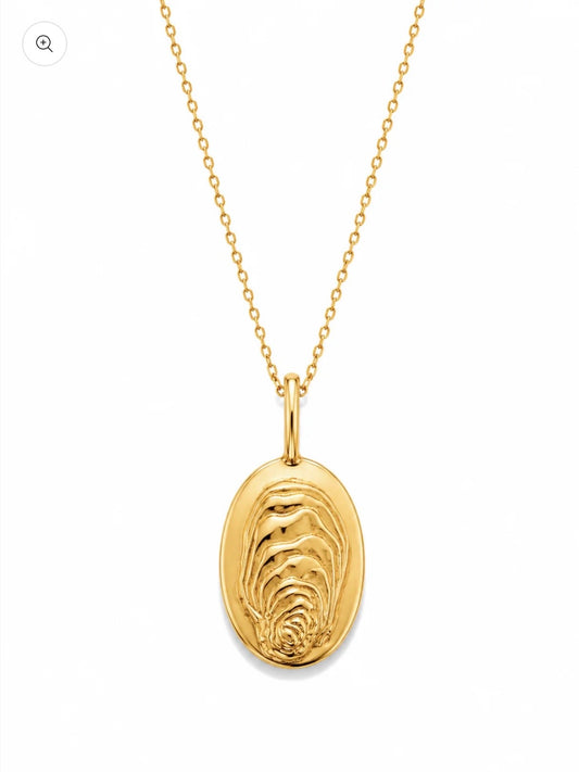 Oyster & Sea Grass Necklace