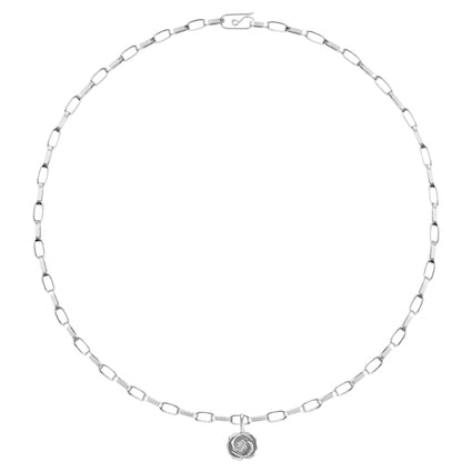 Poppy Siver Chain Choker