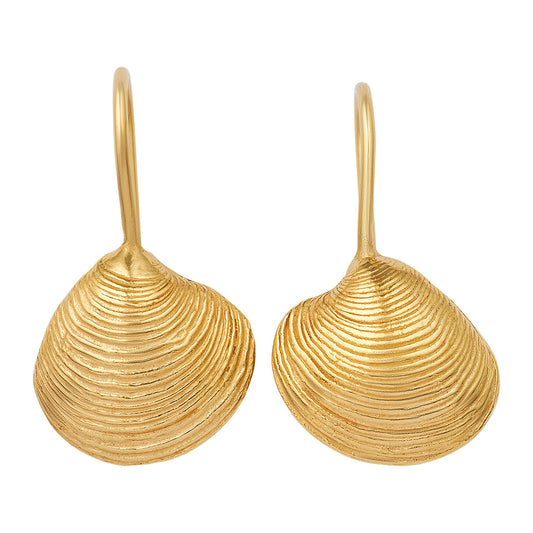 Vongole Stud Pearl Earrings