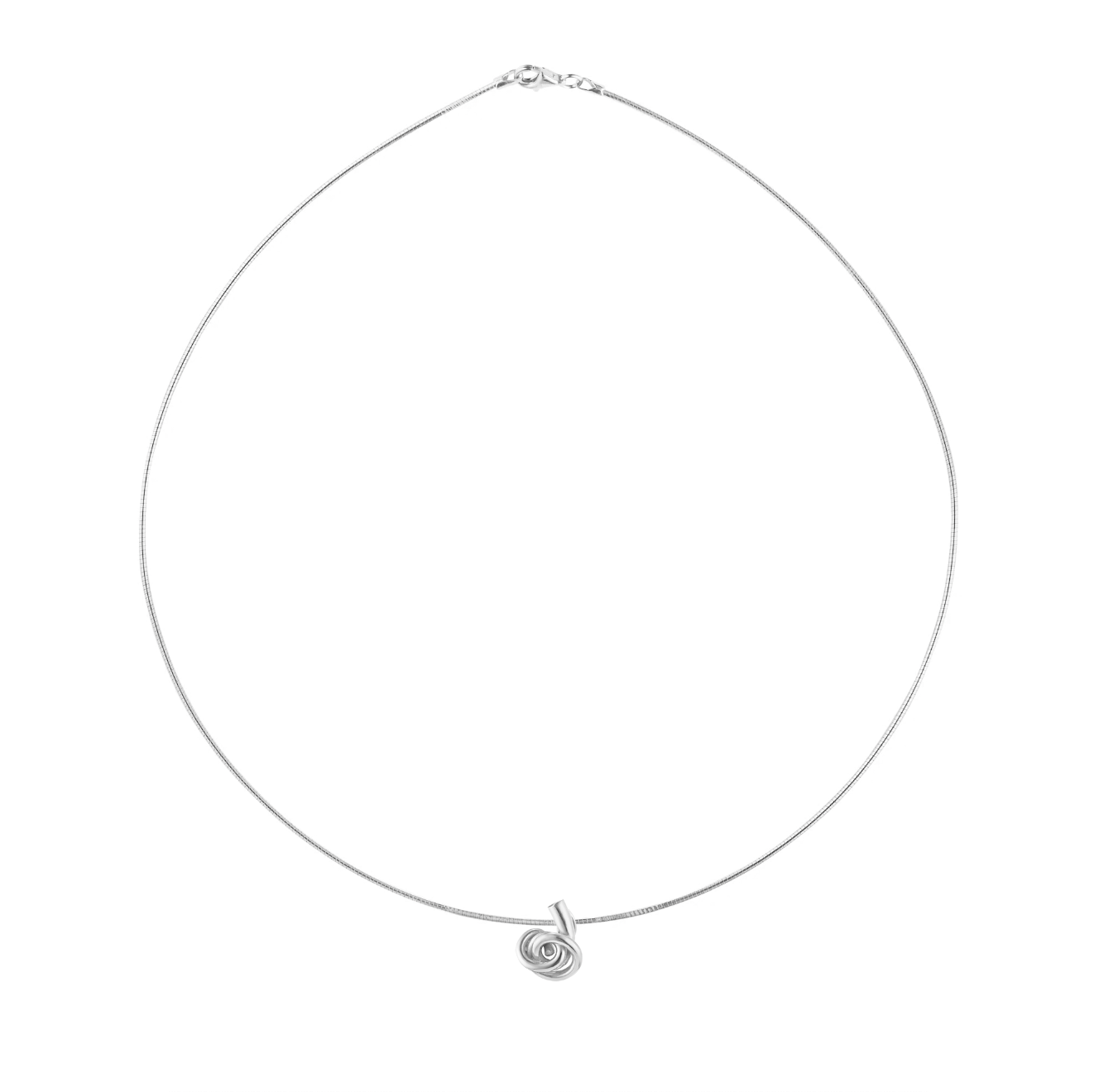 Knot Silver Collier