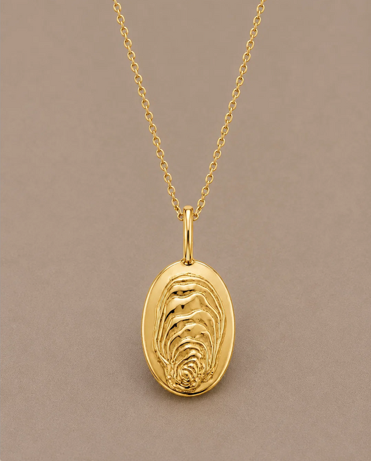 Oyster & Sea Grass Necklace