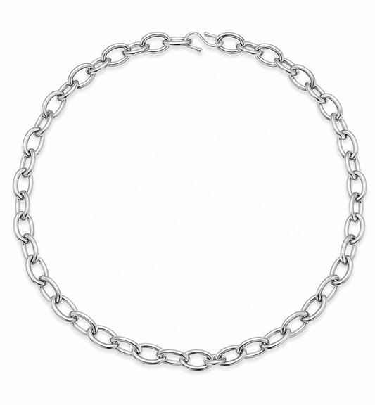 Aqua Silver Necklace