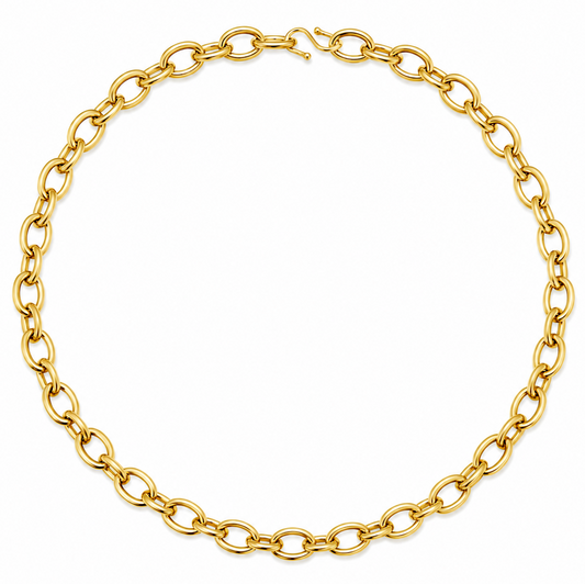Aqua Gold Necklace
