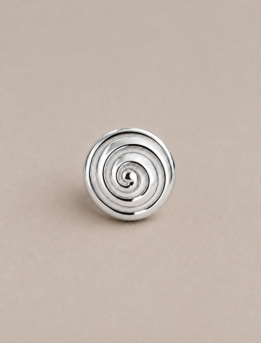 Escargot Silver Ring