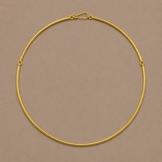 Art Deco Small Gold Collier