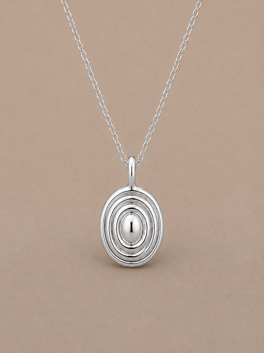 Coil Silver Necklace