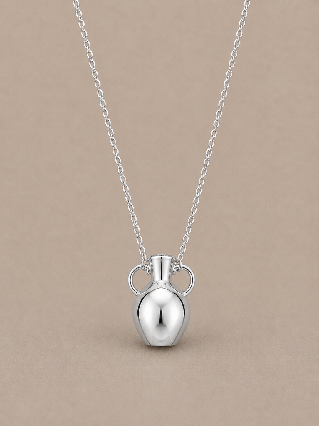 Even Silver Necklace