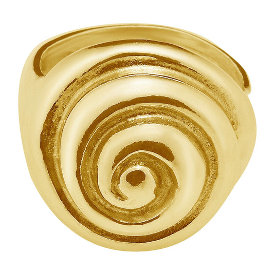 Escargot Gold Ring