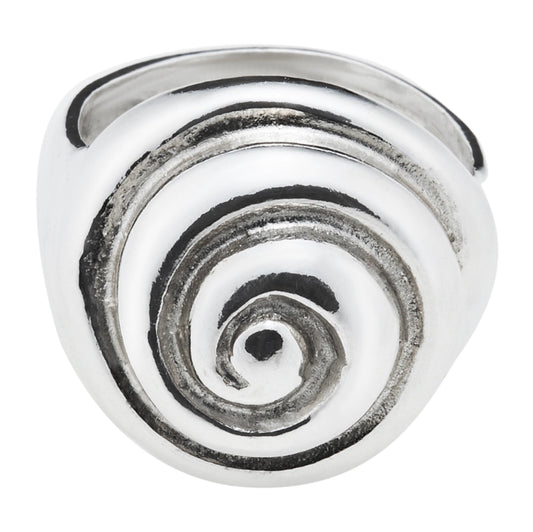 Escargot Silver Ring