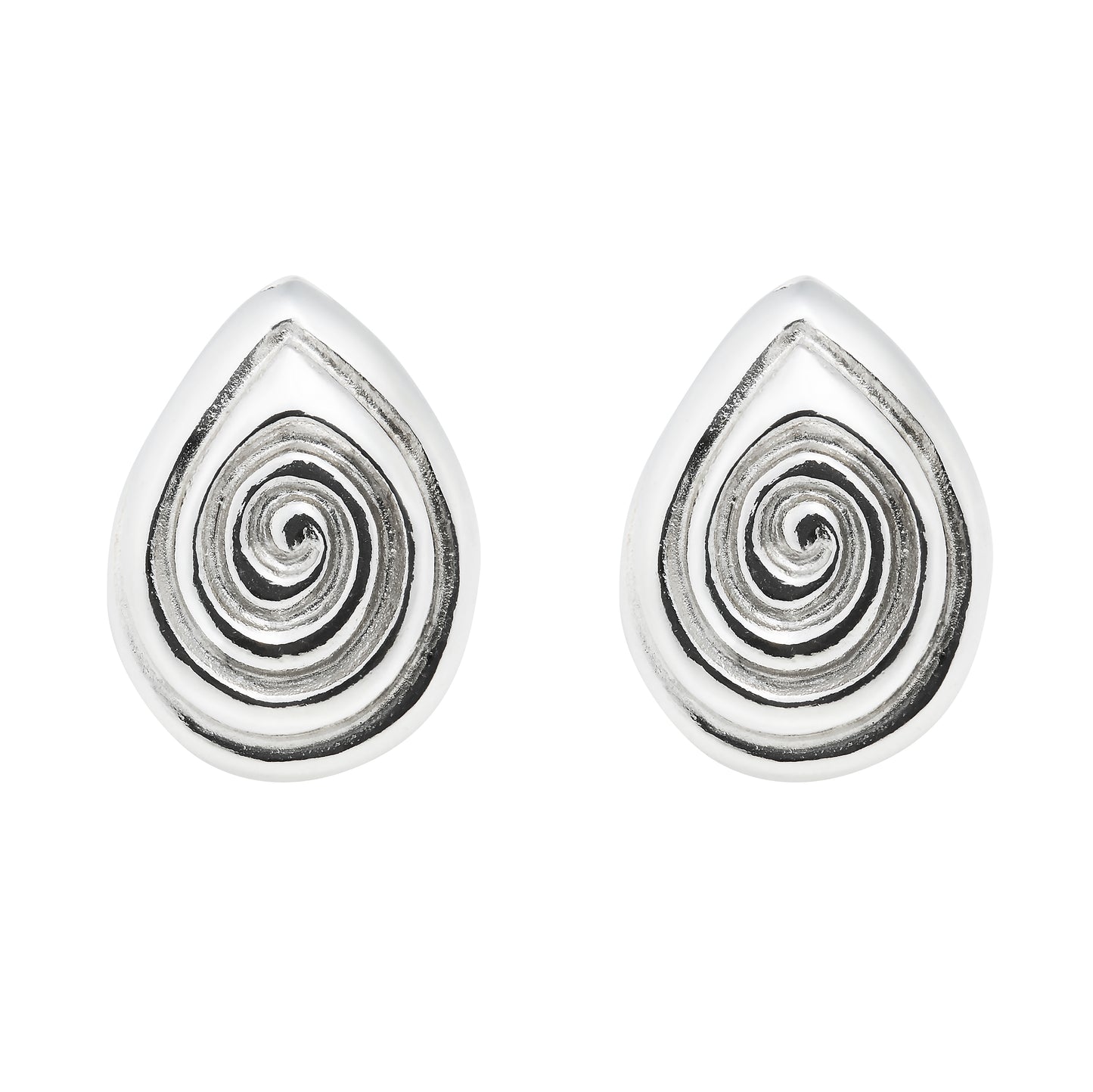 Escargot Silver Earrings