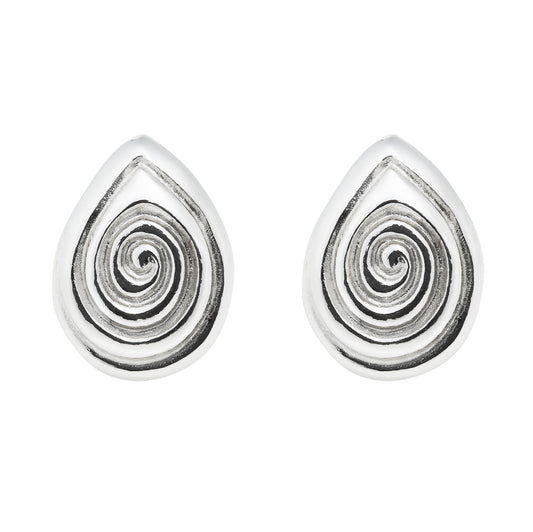 Escargot Silver Earrings