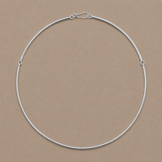Art Deco Small Silver Collier
