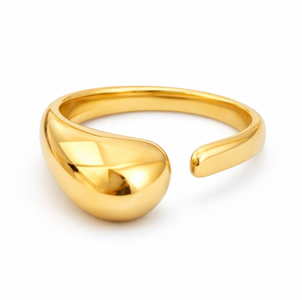 Wave Gold Ring