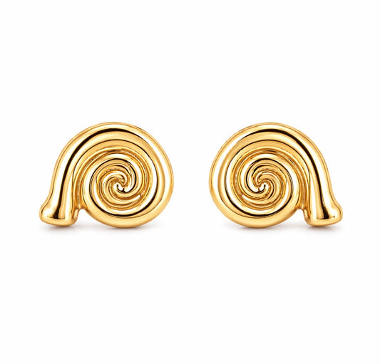 Louise Gold Stud Earrings