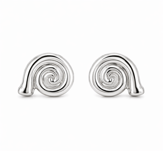 Louise Silver Stud Earrings