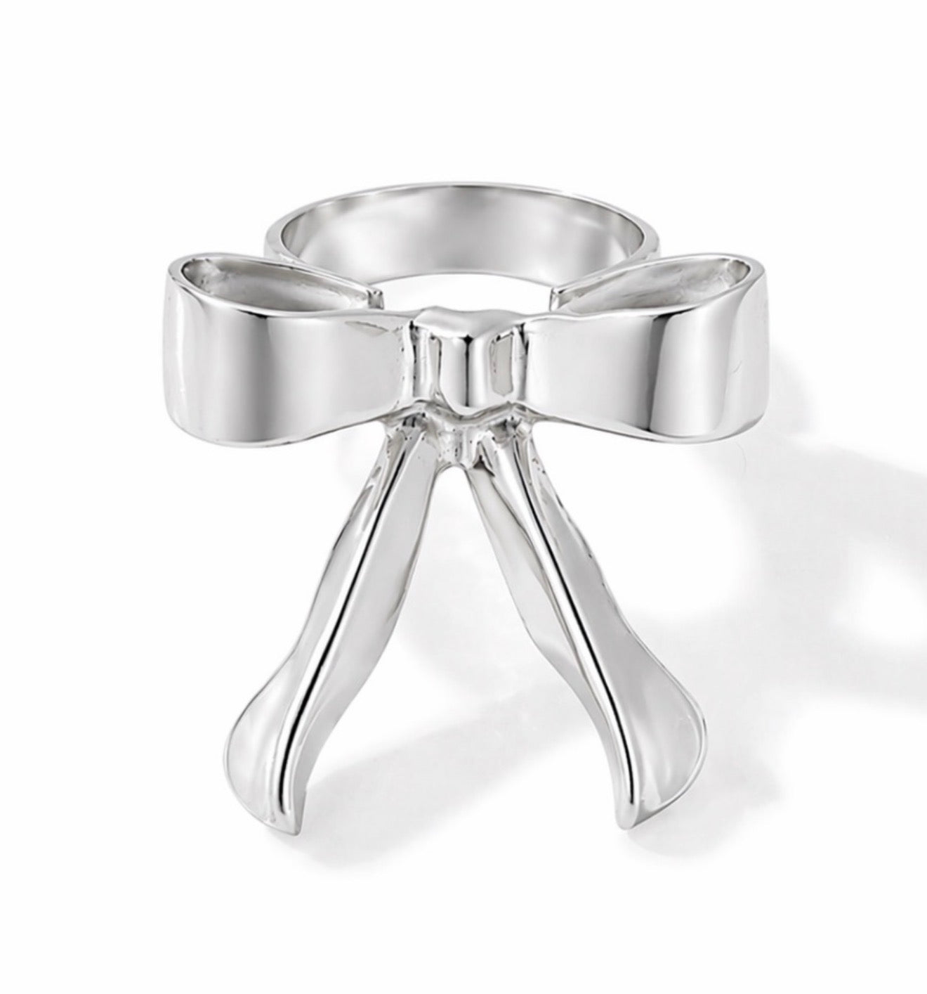 Bow Silver Ring
