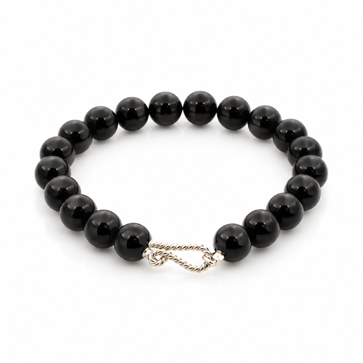 Coil Onyx Bracelet