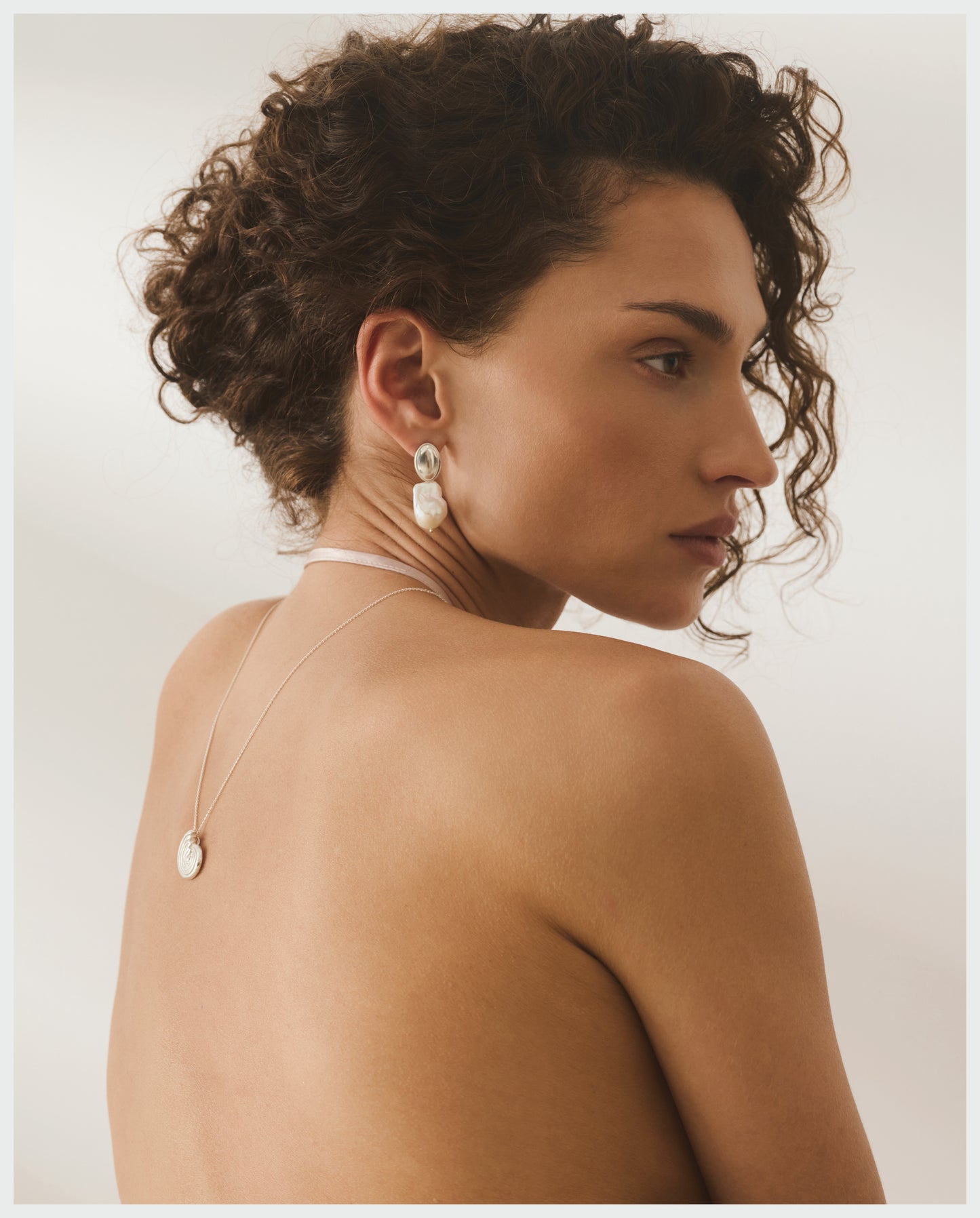 Ithell Silver Necklace