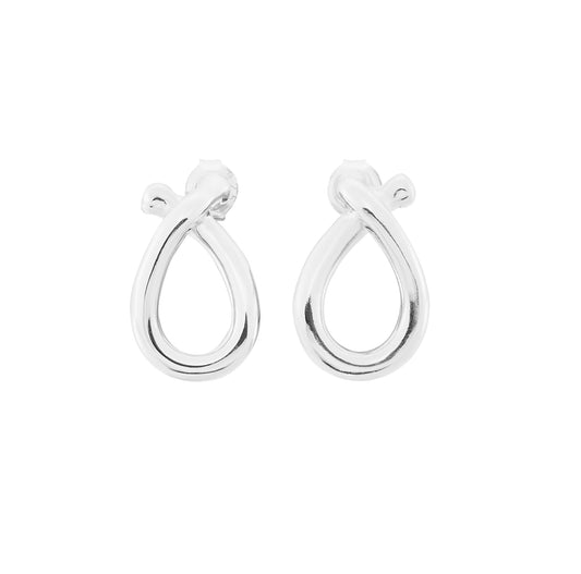 Loop Silver Earrings Small