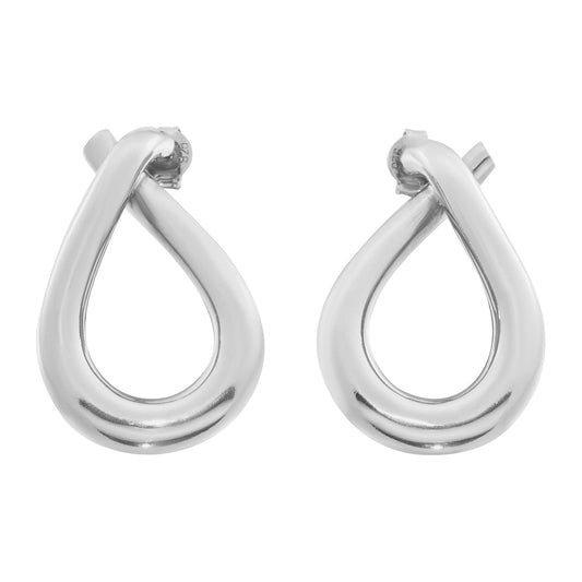 Loop Silver Earrings Large